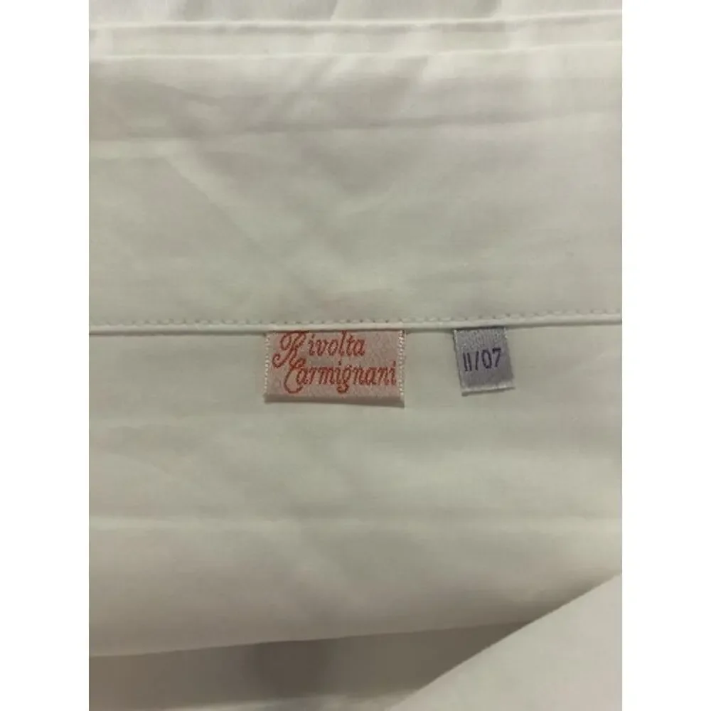 Embroidery Top Sheet White Italy 229CMx234CM 1-PIECE ONLY Please READ